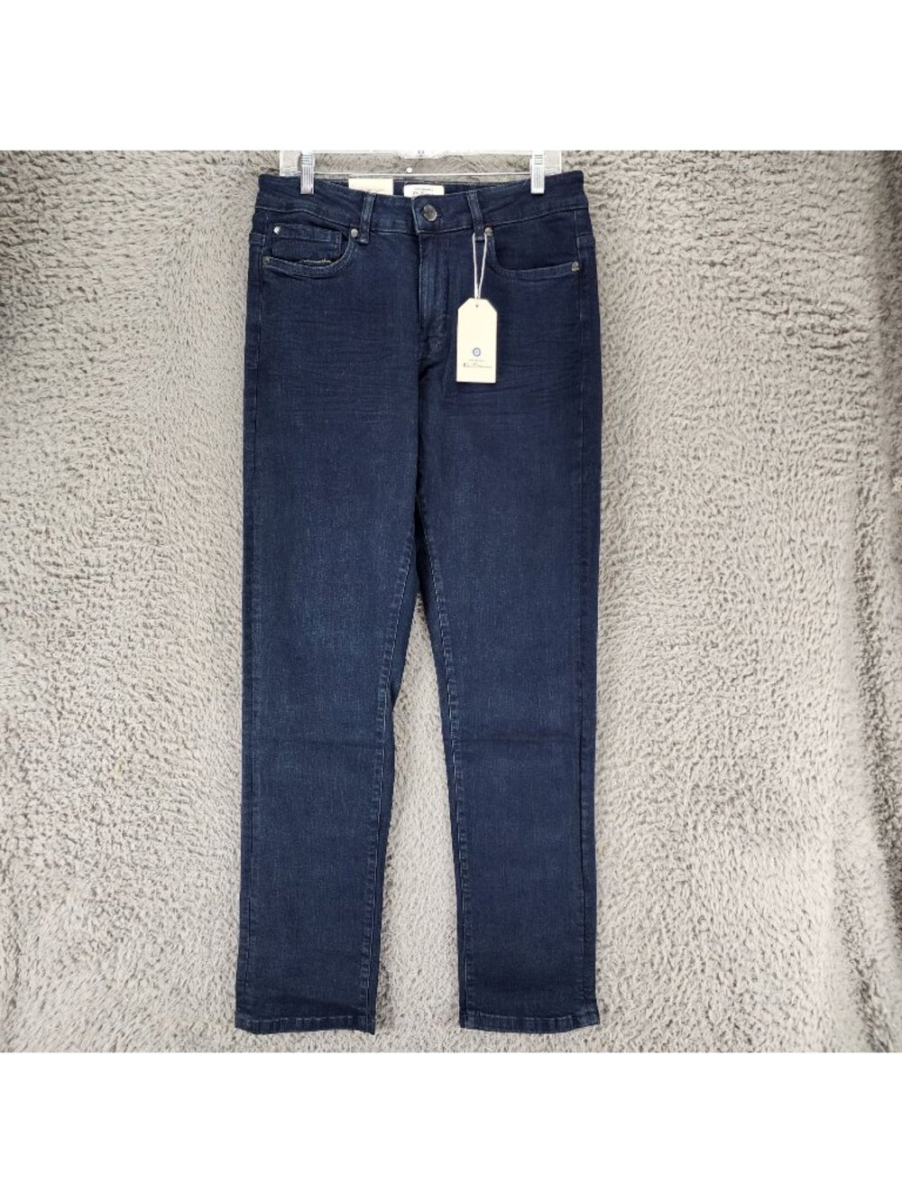 Ben Sherman Jeans Mens 30x34 Blue Stretch Denim Straight Fit *NWT*